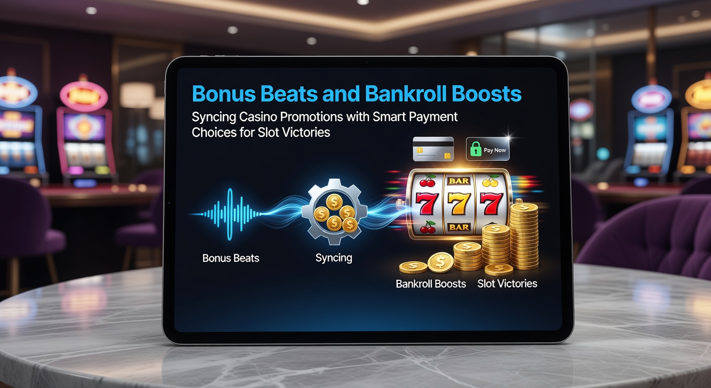Vibrant slot machine reels spinning with glowing bonus symbols and instant deposit notifications overlayed, illustrating the synergy between quick payments and casino promotions