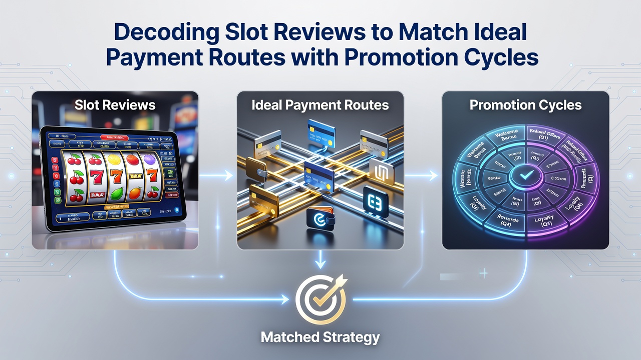 Visual breakdown of slot review metrics showing payment speed ratings alongside promotion cycle calendars