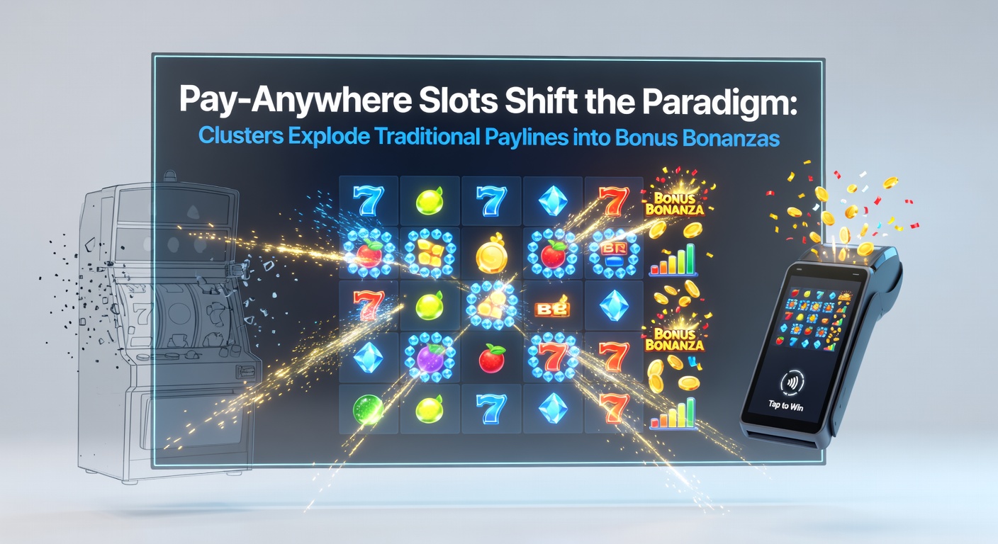 Explosive cluster pay sequence transforming a simple match into a cascading bonus bonanza with multipliers