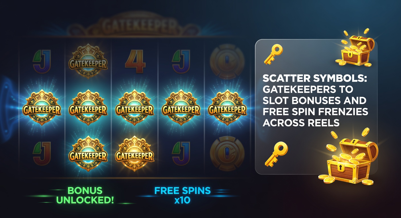 Close-up of slot screen showing multiple scatter symbols landing, igniting a cascade of free spins and bonus multipliers