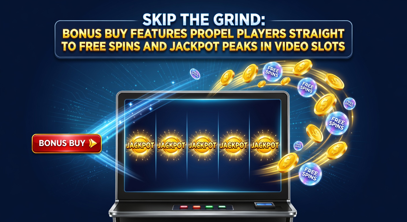 Vibrant video slot screen showing bonus buy button activating free spins round with jackpot symbols exploding in bright colors