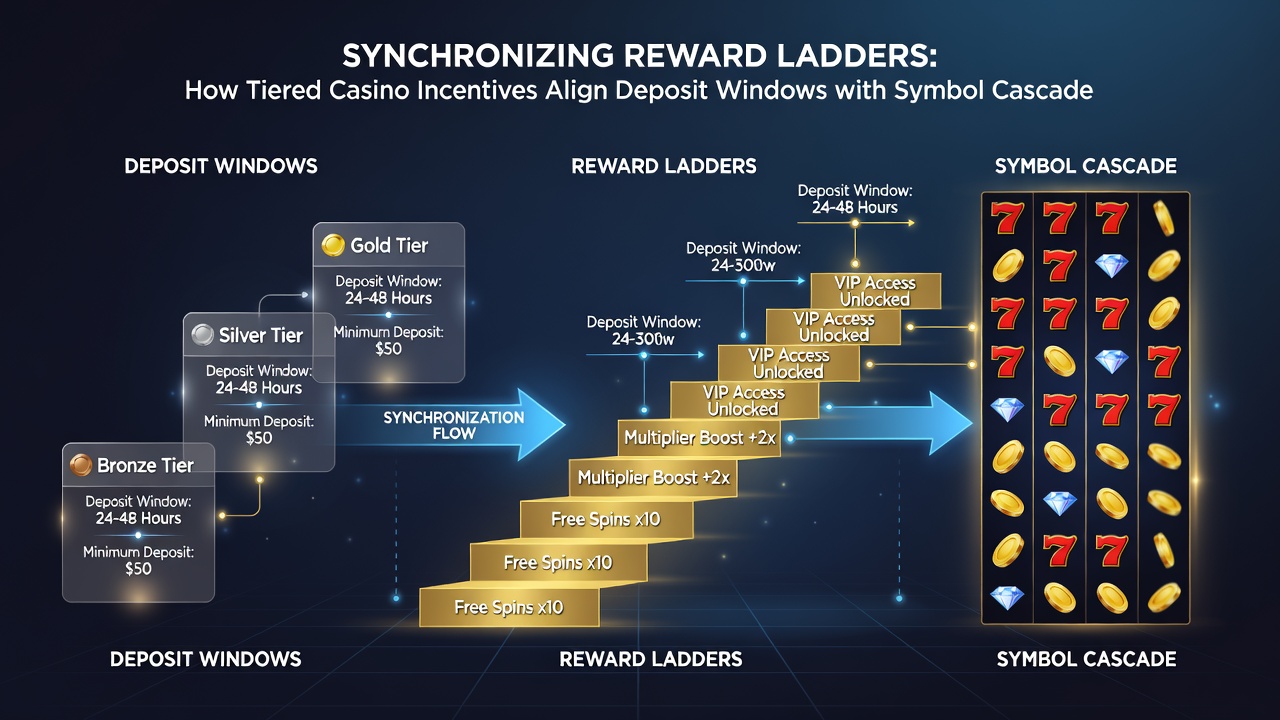 Close-up view of a tiered bonus ladder interface synchronized with ongoing symbol cascades on a smartphone screen