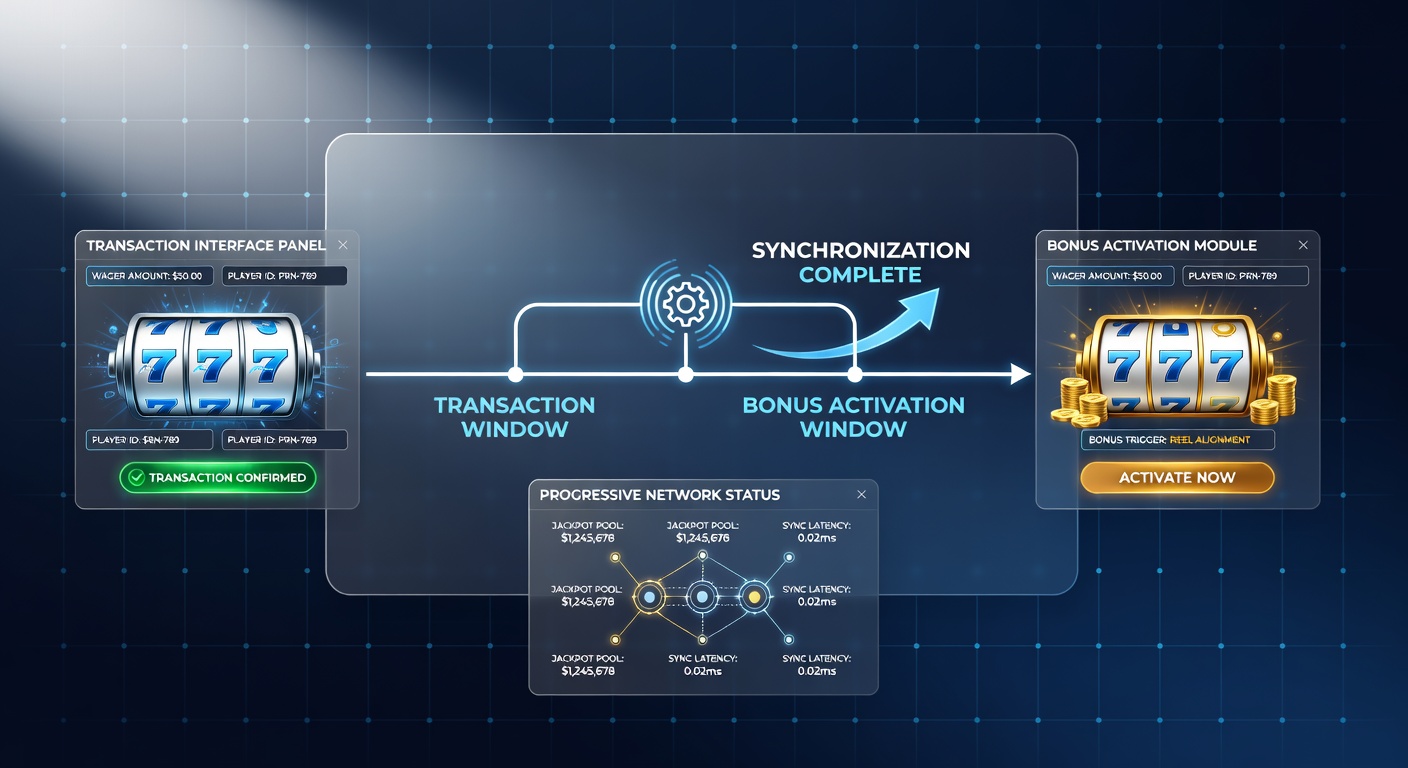 Flow diagram depicting deposit processing aligned with progressive bonus activation cycles