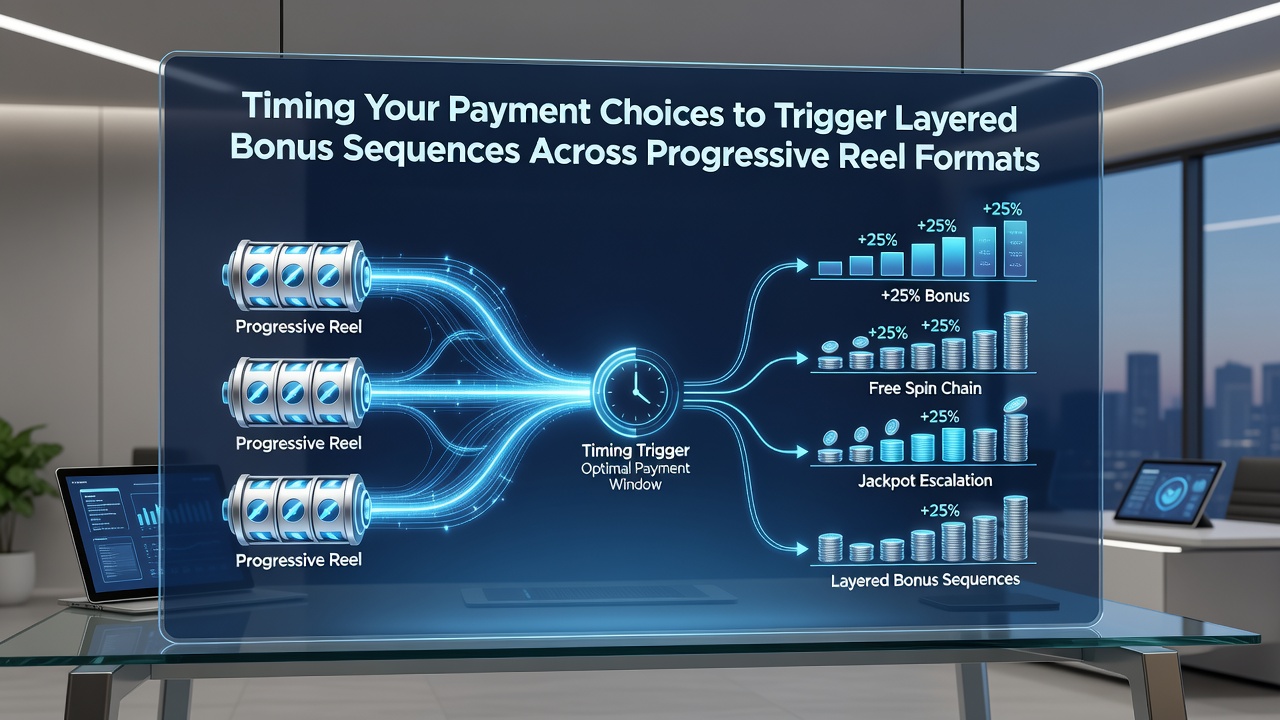 Mobile slot interface showing bonus layers activated through coordinated payment timing